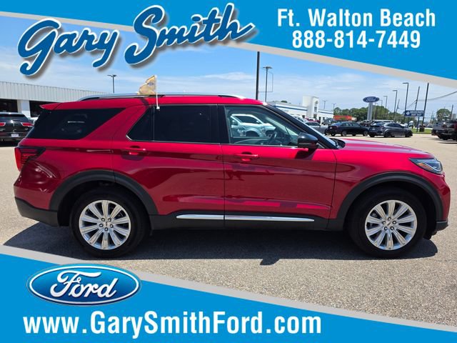 Certified 2025 Ford Explorer Platinum w/ LUX Leather Package