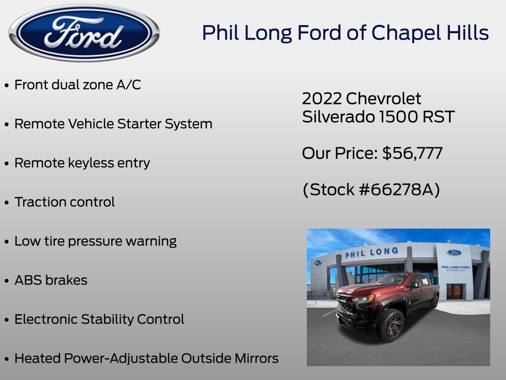 Used 2022 Chevrolet Silverado 1500 RST AWD/4WD image 40