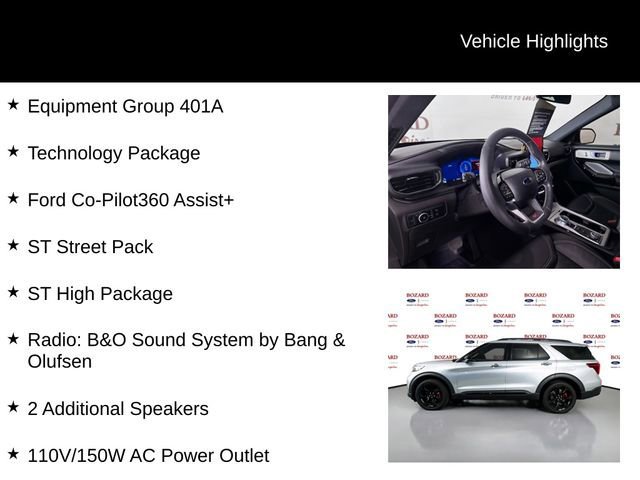Certified 2024 Ford Explorer ST w/ Equipment Group 401A image 9
