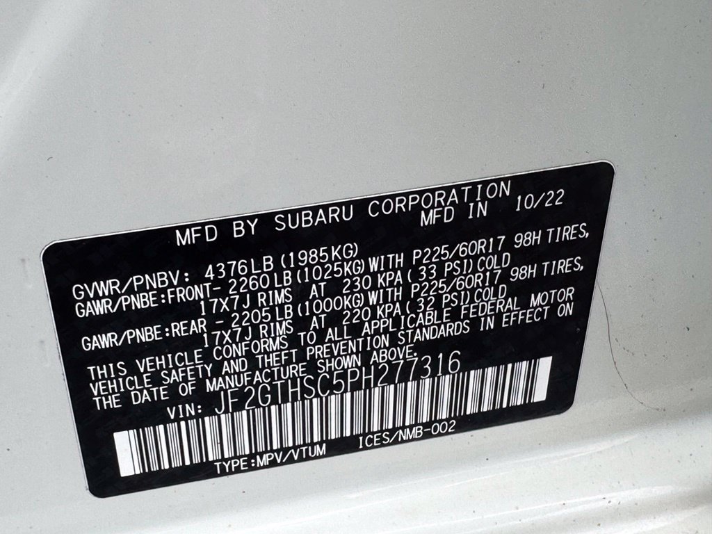 Used 2023 Subaru Crosstrek 2.5i Sport AWD/4WD image 39
