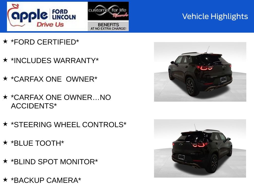 Used 2024 Chevrolet TrailBlazer ACTIV w/ Driver Confidence Package image 9