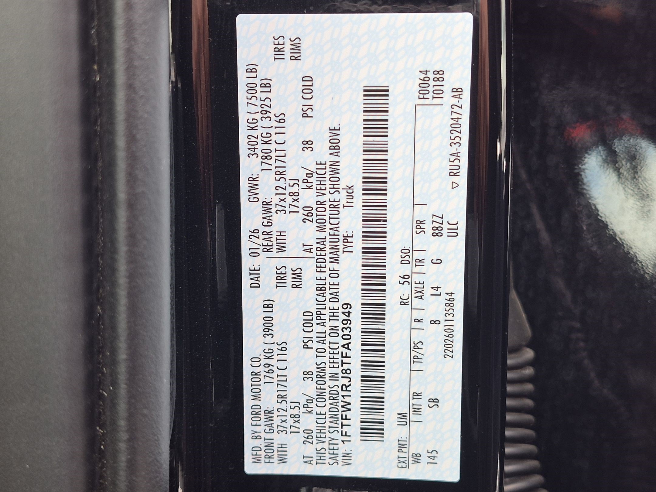 Certified 2026 Ford F150 Raptor w/ Equipment Group 803A Raptor R AWD/4WD image 37