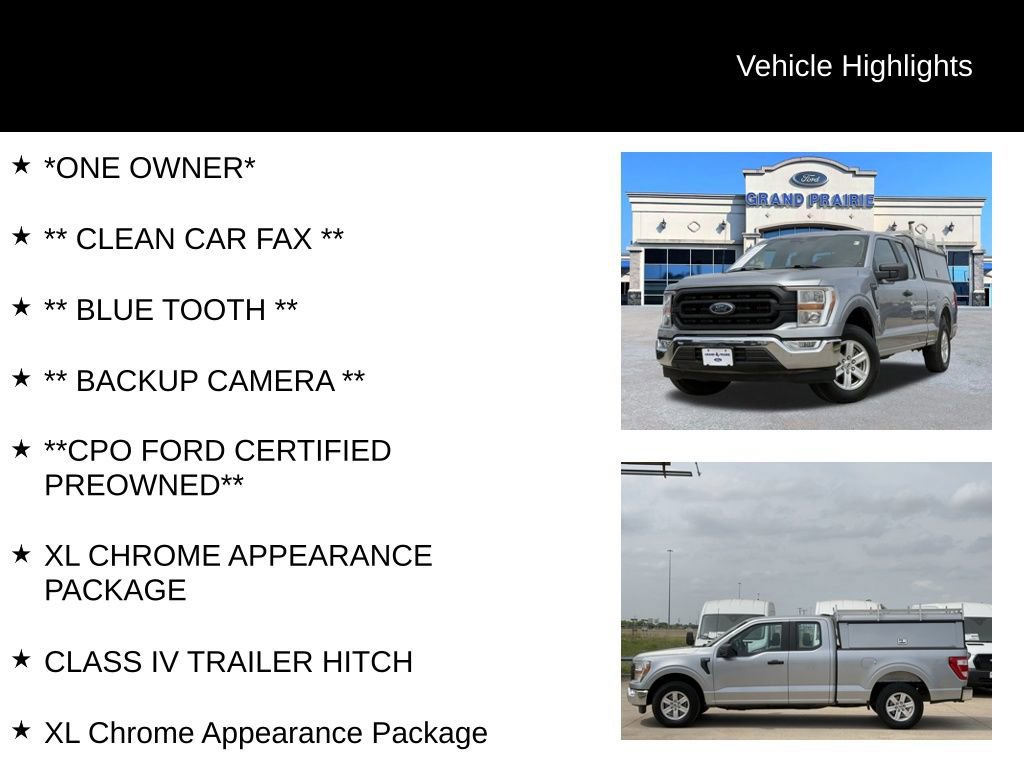 Certified 2022 Ford F150 XL w/ XL Chrome Appearance Package image 8