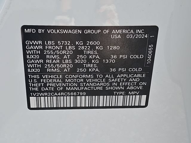 Used 2024 Volkswagen Atlas SE FWD image 37