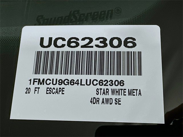 Certified 2020 Ford Escape SE image 26