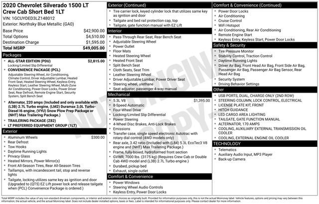 Used 2020 Chevrolet Silverado 1500 LT w/ All-Star Edition image 31