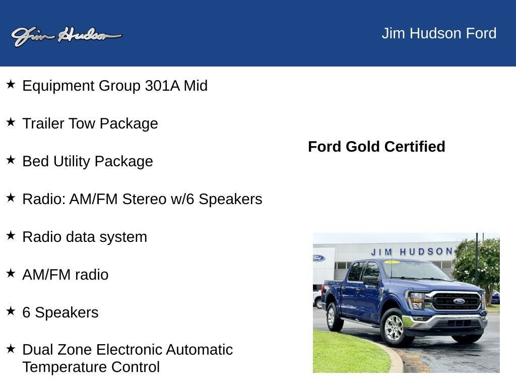Certified 2023 Ford F150 XLT w/ Equipment Group 301A Mid AWD/4WD image 12