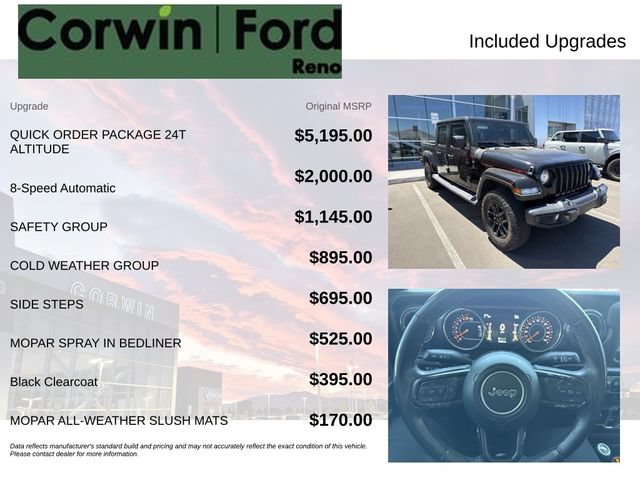 Used 2022 Jeep Gladiator Sport AWD/4WD image 3