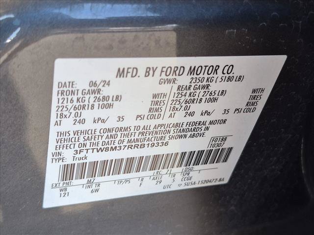 Certified 2024 Ford Maverick Lariat w/ Black Appearance Package FWD image 27