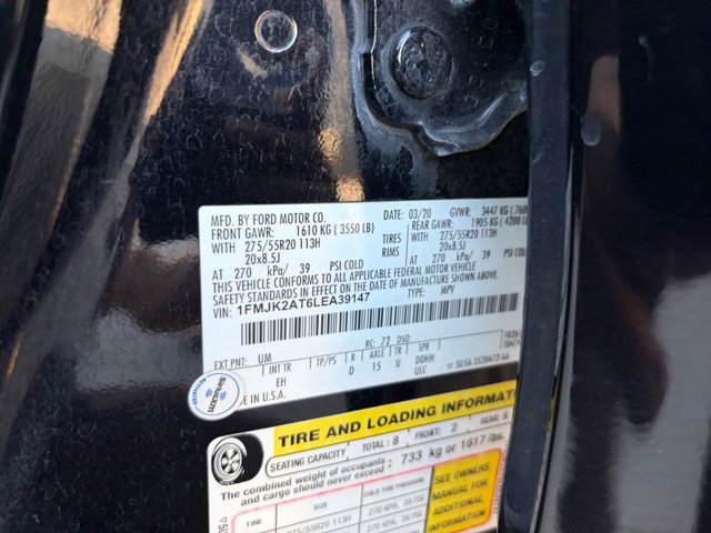 Certified 2020 Ford Expedition Max Limited AWD/4WD image 25