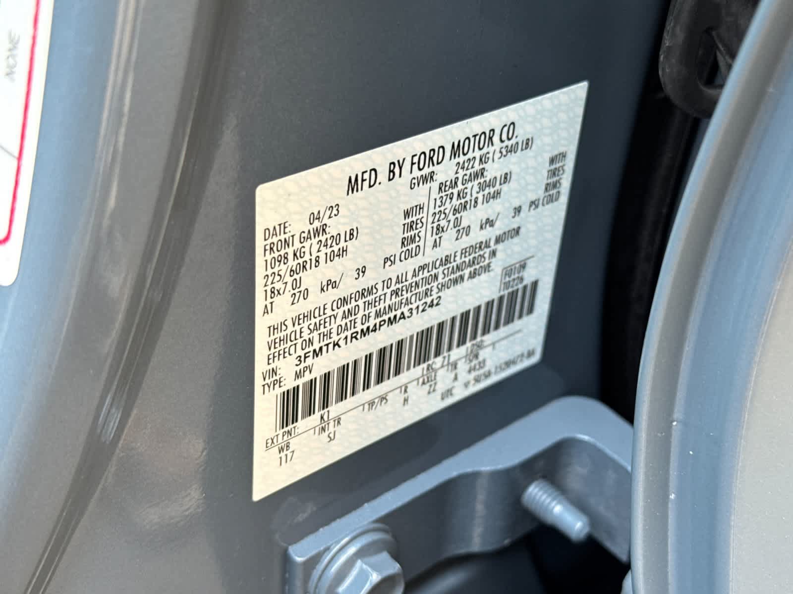 Certified 2023 Ford Mustang Mach-E Select RWD image 28