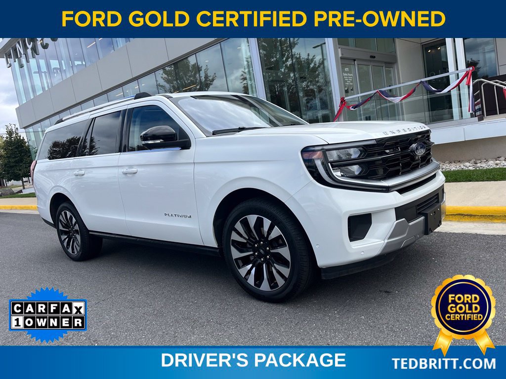 Certified 2025 Ford Expedition Max Platinum w/ Driver's Package