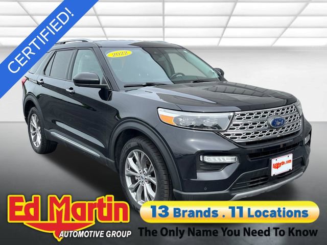Certified 2022 Ford Explorer Limited AWD/4WD image 1