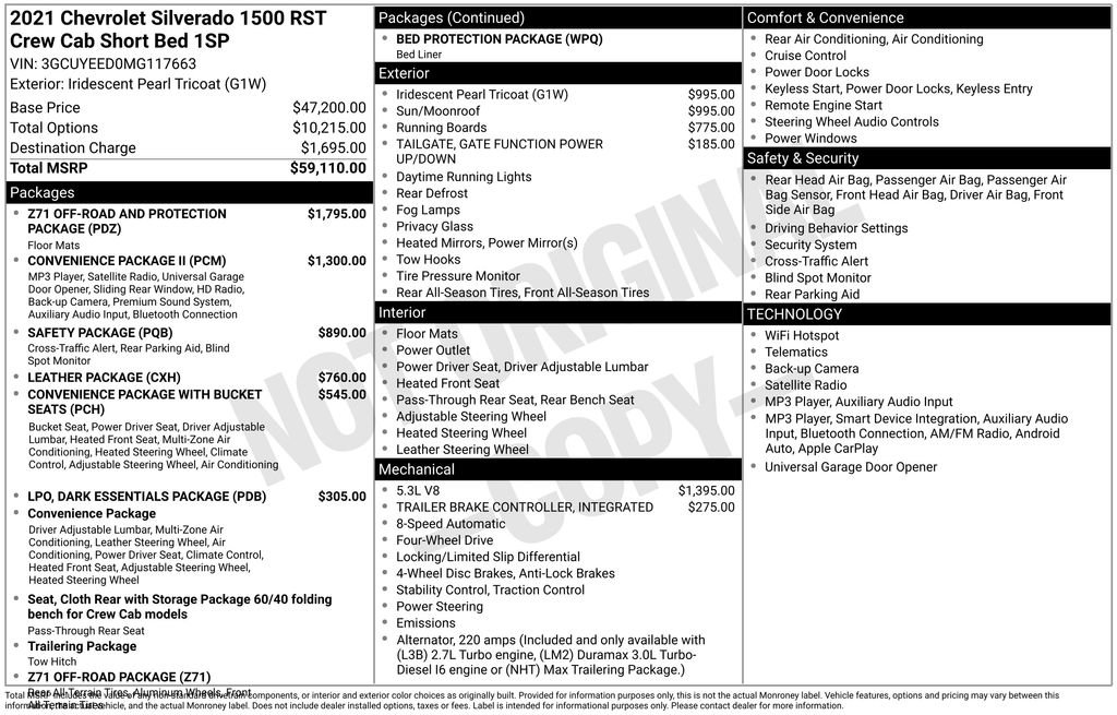 Used 2021 Chevrolet Silverado 1500 RST AWD/4WD image 9