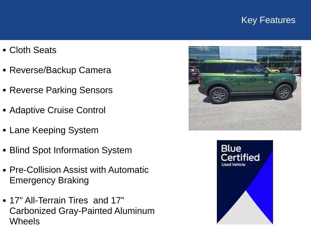 Certified 2025 Ford Bronco Sport Big Bend AWD/4WD image 15