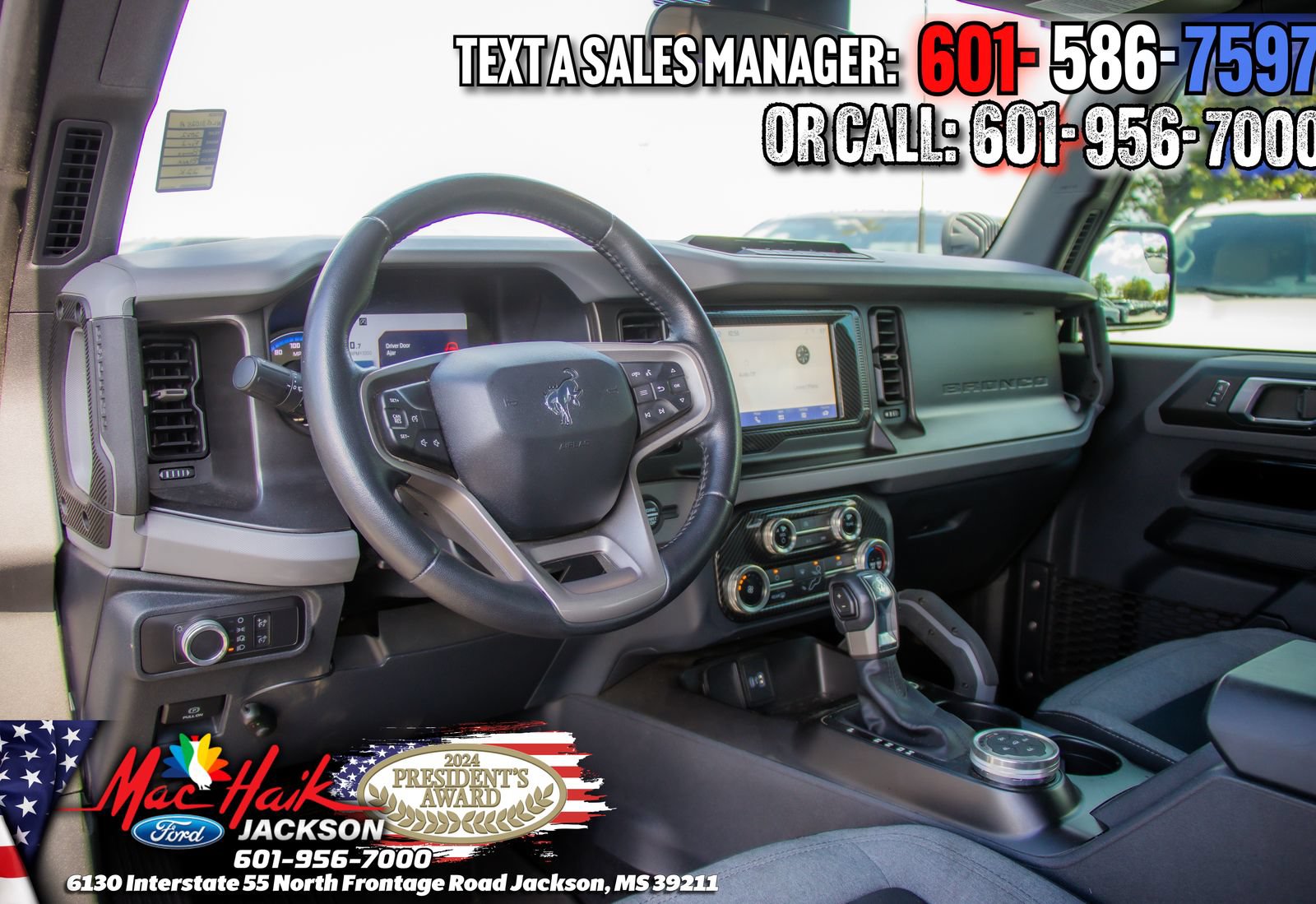 Certified 2022 Ford Bronco Big Bend w/ Sasquatch Package AWD/4WD image 11
