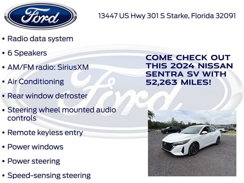 Used 2024 Nissan Sentra SV FWD image 17