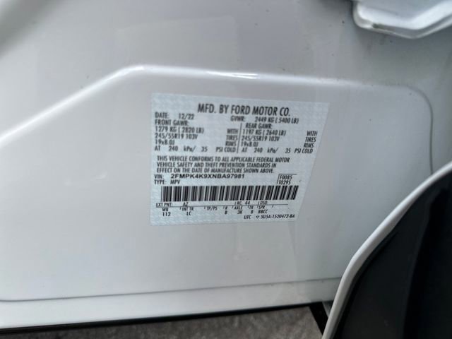 Certified 2022 Ford Edge Titanium AWD/4WD image 35