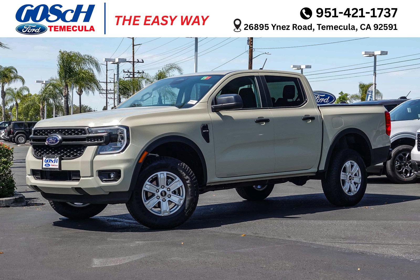 Certified 2025 Ford Ranger XL w/ Trailer Tow Package