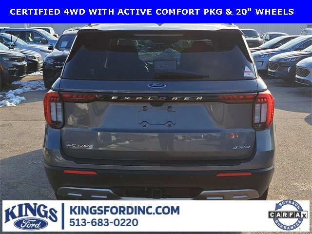 Certified 2025 Ford Explorer Active w/ Active Comfort Package image 4