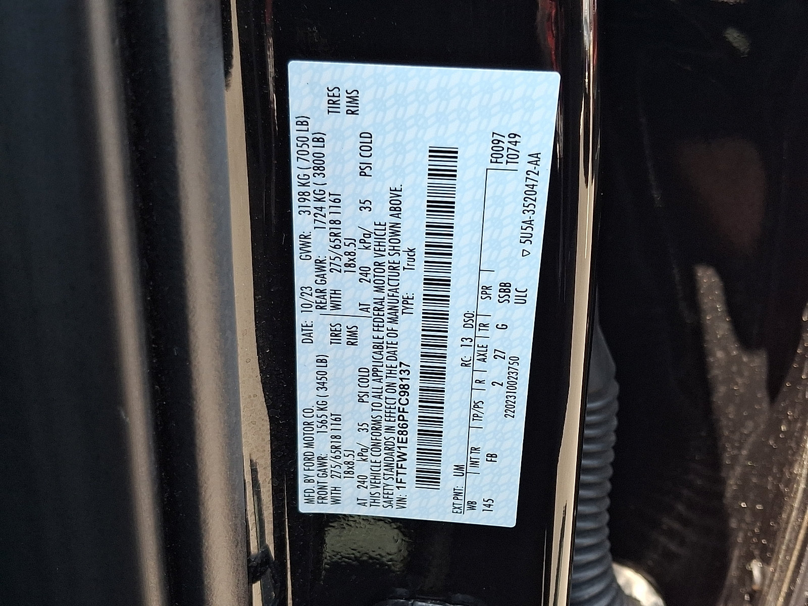 Certified 2023 Ford F150 XLT w/ Equipment Group 302A High AWD/4WD image 27