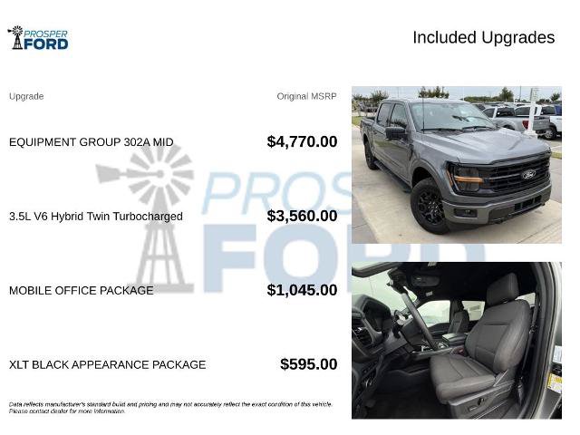 Certified 2024 Ford F150 XLT w/ Equipment Group 302A MID AWD/4WD image 3