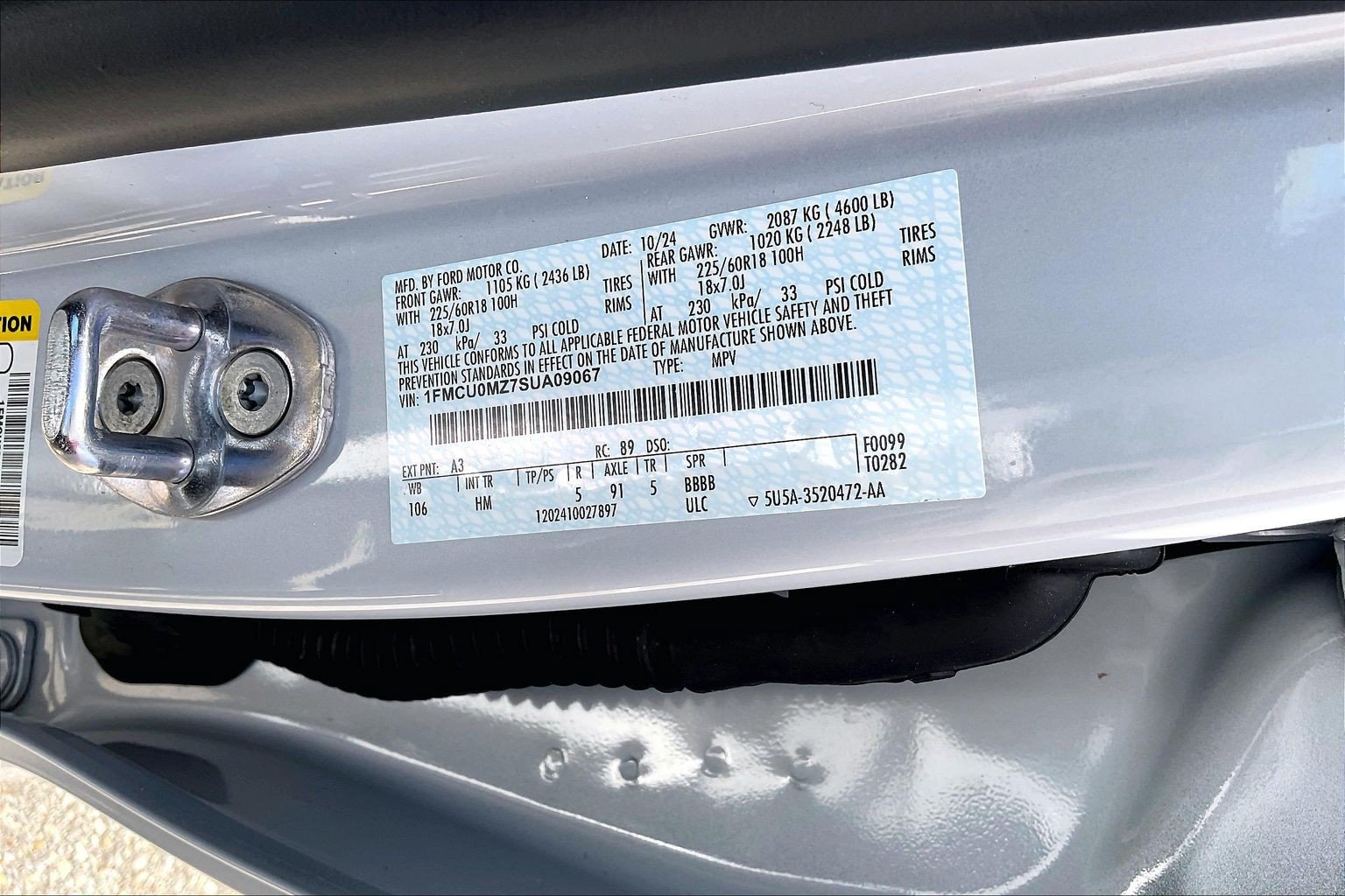 Certified 2025 Ford Escape ST-Line w/ Equipment Group 301A FWD image 31