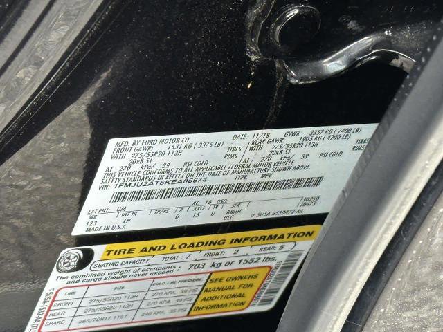 Certified 2019 Ford Expedition Limited w/ Equipment Group 301A AWD/4WD image 24