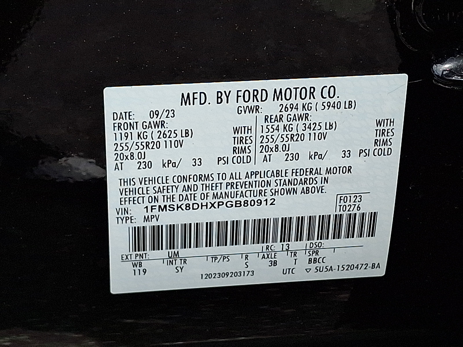 Certified 2023 Ford Explorer XLT w/ Equipment Group 202A AWD/4WD image 27