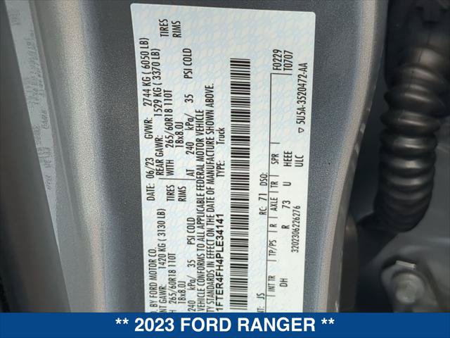 Certified 2023 Ford Ranger Lariat w/ Equipment Group 501A High AWD/4WD image 24