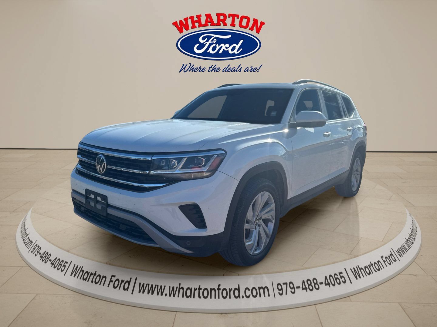 Used 2021 Volkswagen Atlas SE w/ Panoramic Sunroof Package FWD image 1