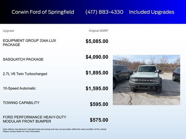 Certified 2022 Ford Bronco Badlands image 6