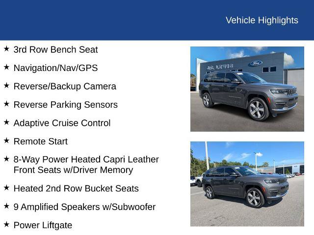 Used 2022 Jeep Grand Cherokee L Limited AWD/4WD image 29