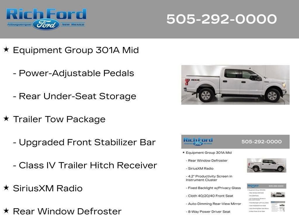 Certified 2020 Ford F150 XLT w/ Equipment Group 301A Mid AWD/4WD image 32