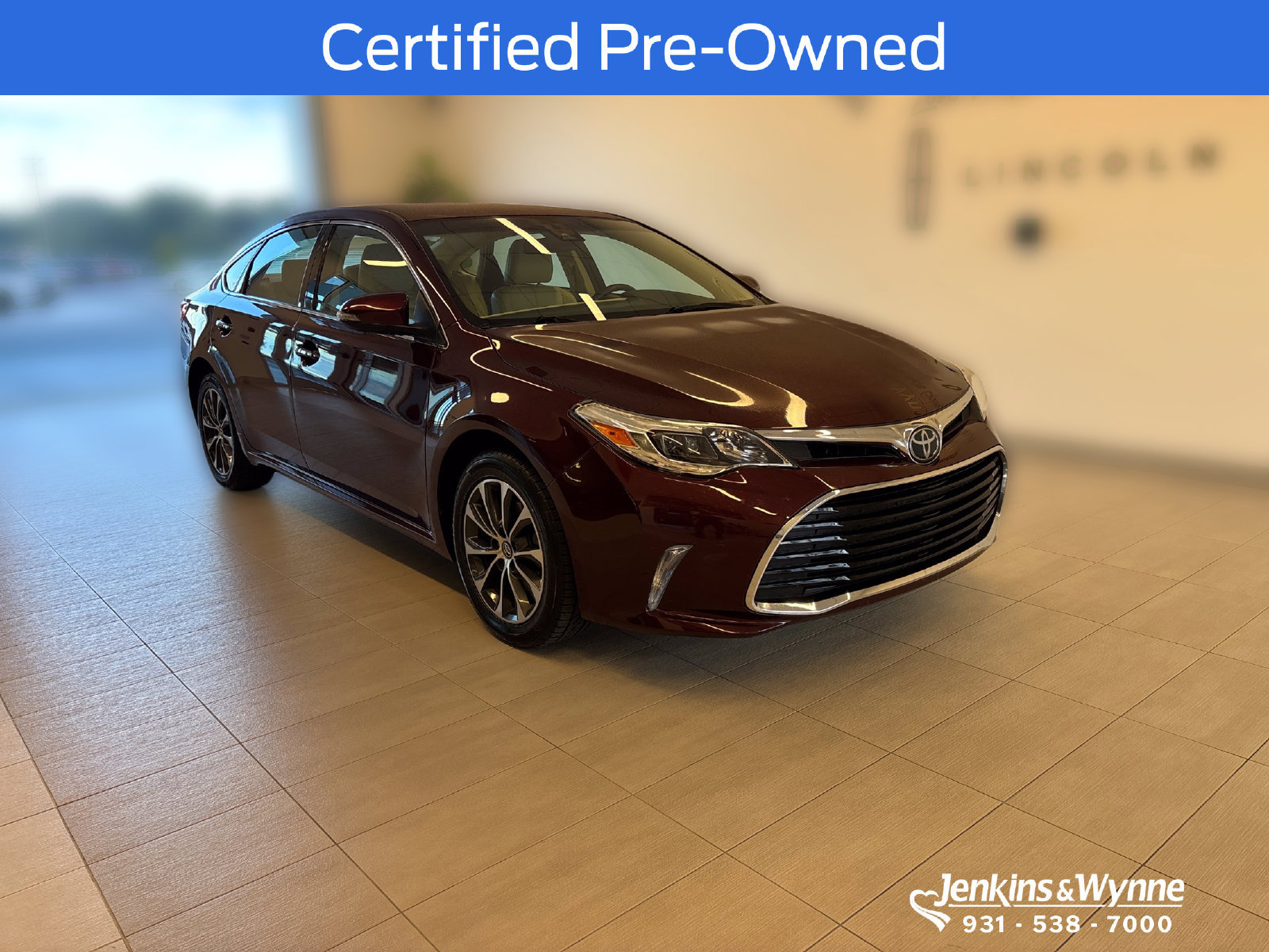 Used 2018 Toyota Avalon XLE w/ All Weather Liner Package