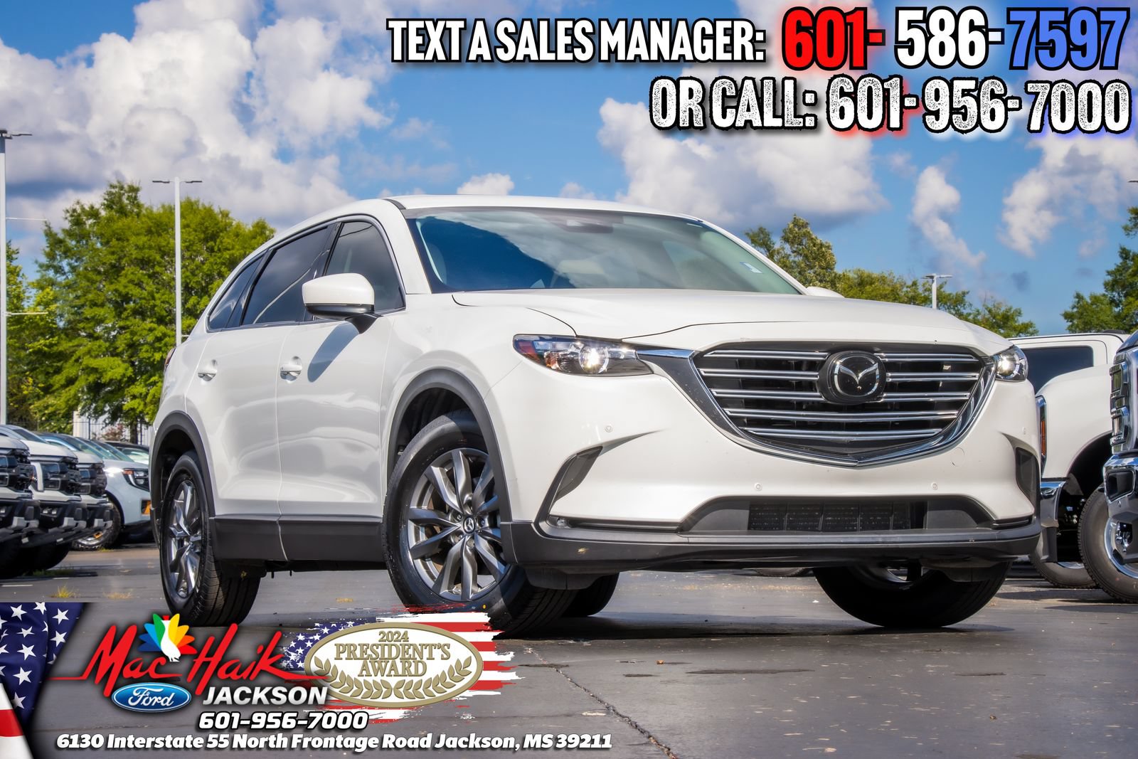 Used 2021 MAZDA CX-9 Touring w/ Touring Premium Package FWD image 1