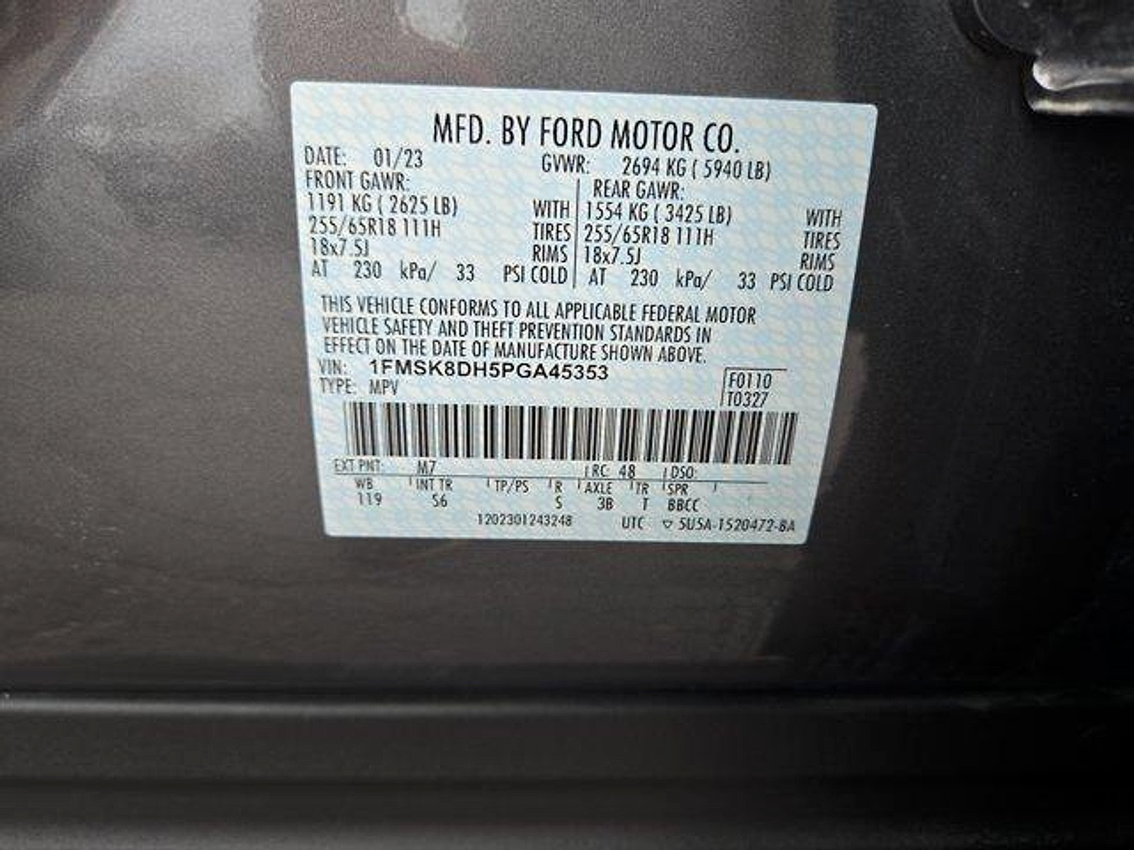 Certified 2023 Ford Explorer XLT w/ Equipment Group 202A AWD/4WD image 27