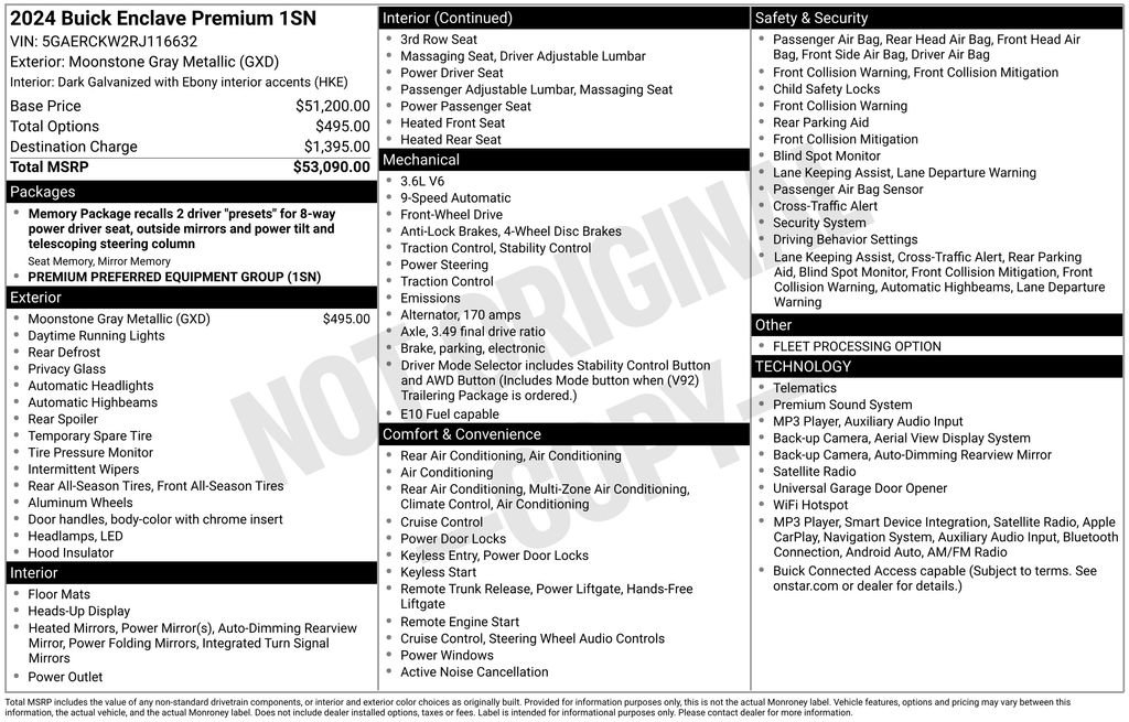 Used 2024 Buick Enclave Premium FWD image 27