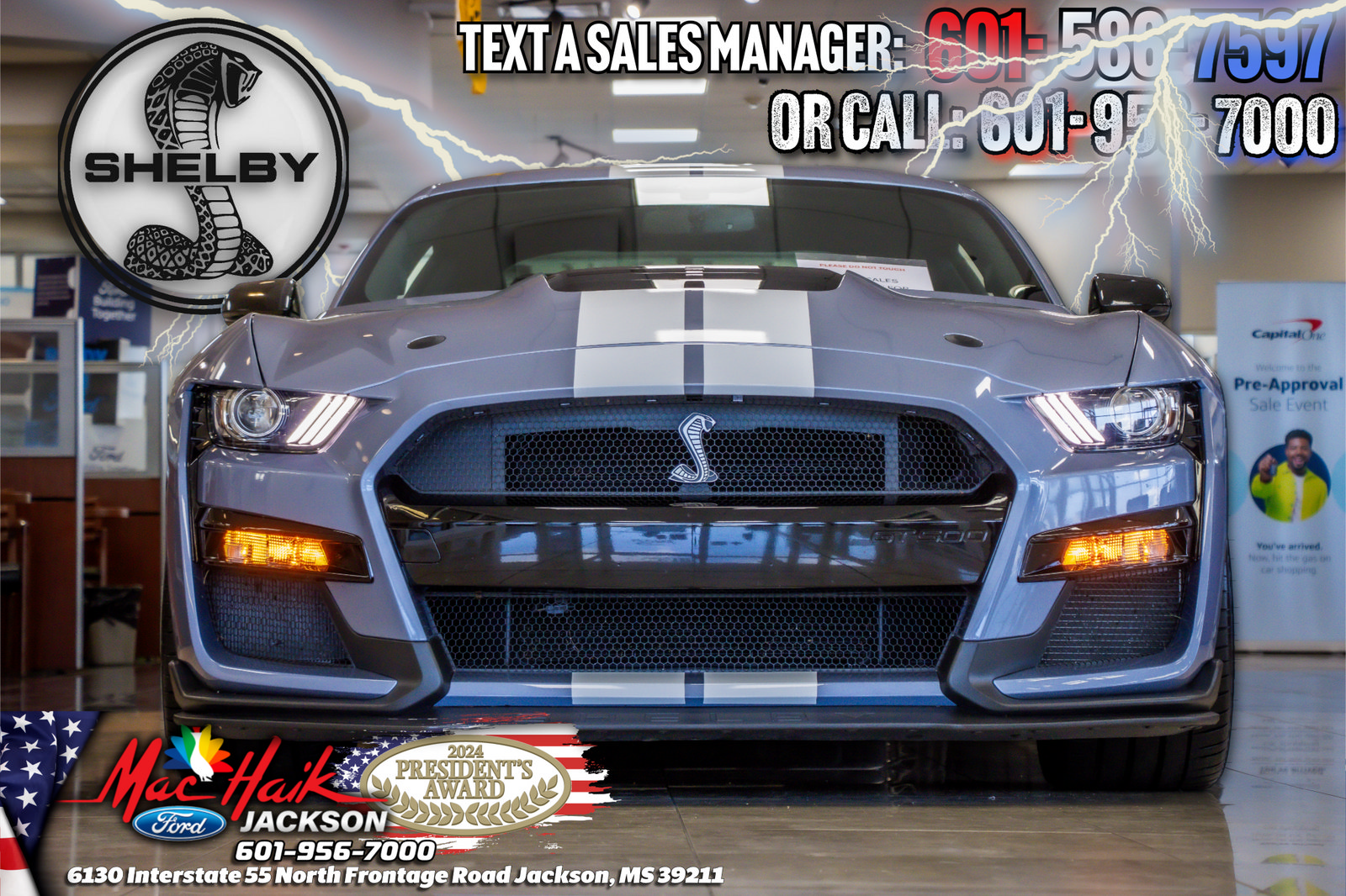 Certified 2022 Ford Mustang Shelby GT500 w/ Technology Package