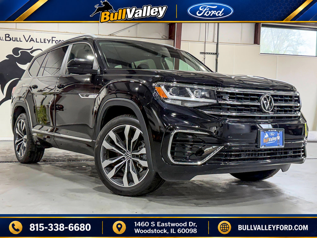 Used 2021 Volkswagen Atlas SEL R-Line w/ MDO Package (Bench Seat)