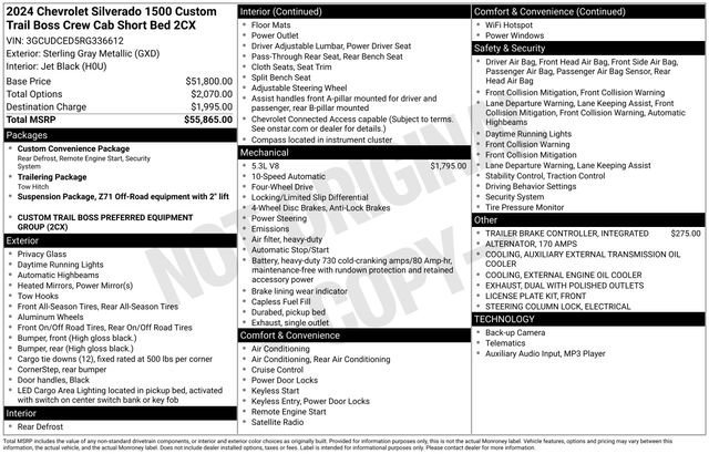 Used 2024 Chevrolet Silverado 1500 Custom Trail Boss image 18