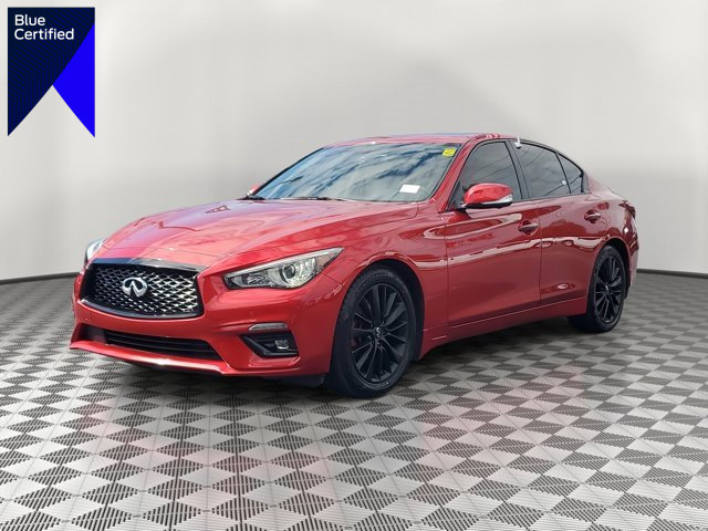 Used 2021 INFINITI Q50 Luxe w/ Cargo Package image 1