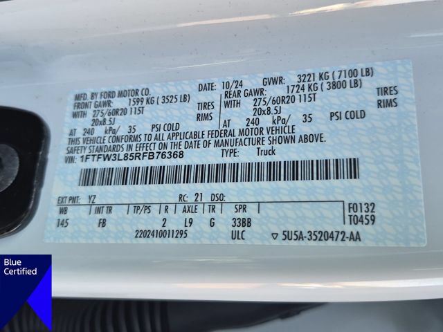 Certified 2024 Ford F150 XLT w/ Equipment Group 302A MID AWD/4WD image 38