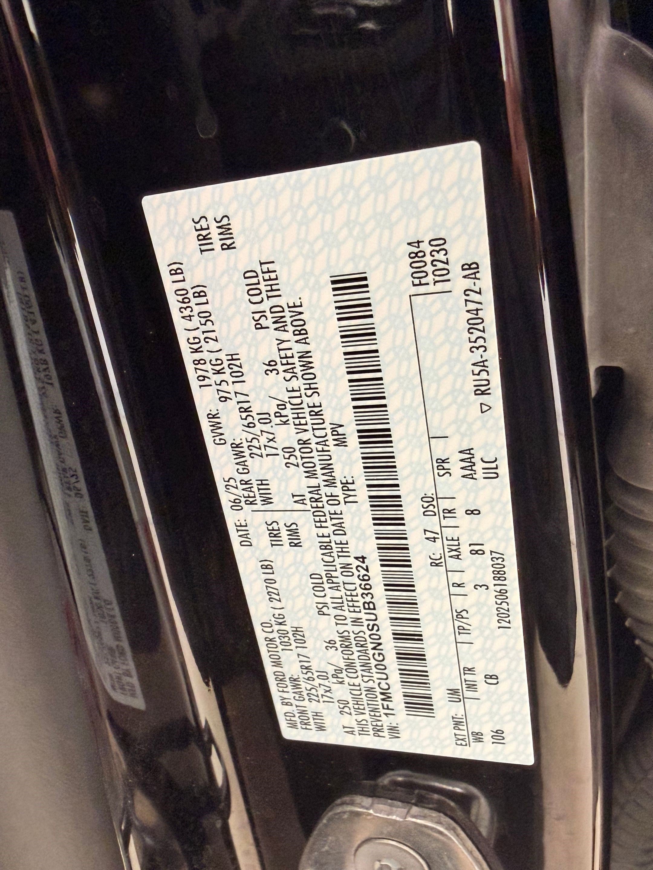 Certified 2025 Ford Escape Active image 20