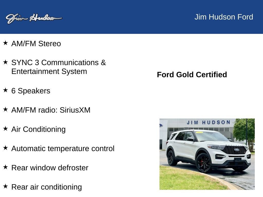 Certified 2023 Ford Explorer ST w/ Equipment Group 401A AWD/4WD image 13