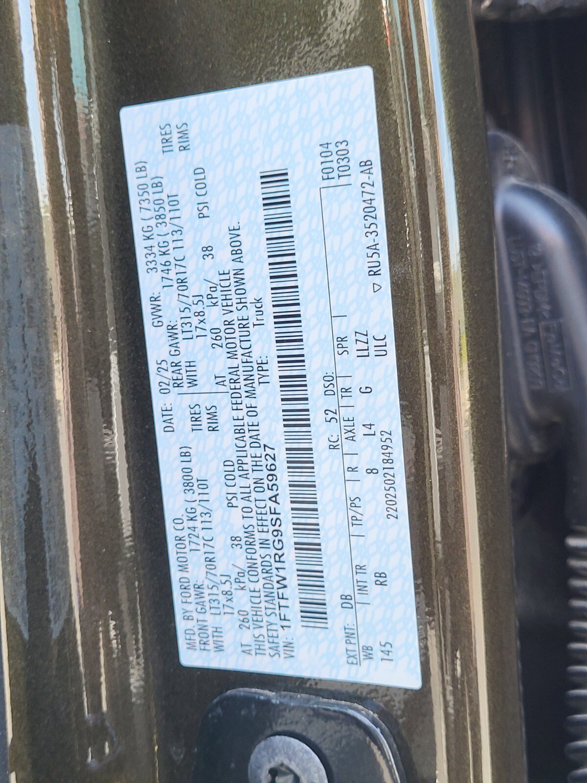 Certified 2025 Ford F150 Raptor image 34