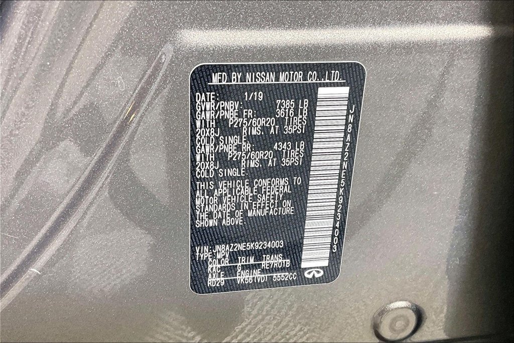 Used 2019 INFINITI QX80 Luxe AWD/4WD image 27