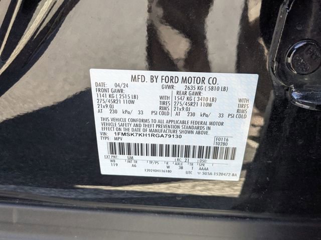 Certified 2024 Ford Explorer ST-Line w/ Class IV Trailer Tow Package image 30