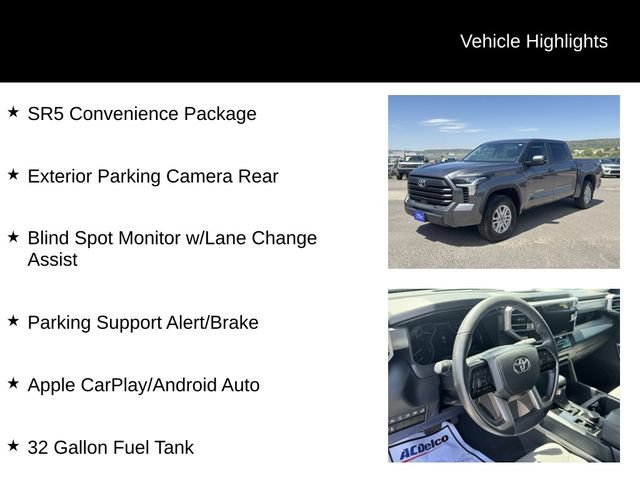 Used 2024 Toyota Tundra SR5 w/ SR5 Convenience Package AWD/4WD image 8