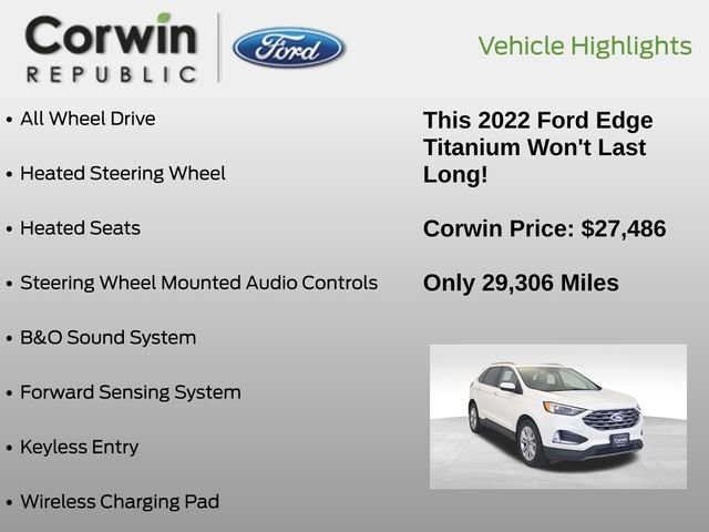 Certified 2022 Ford Edge Titanium image 7